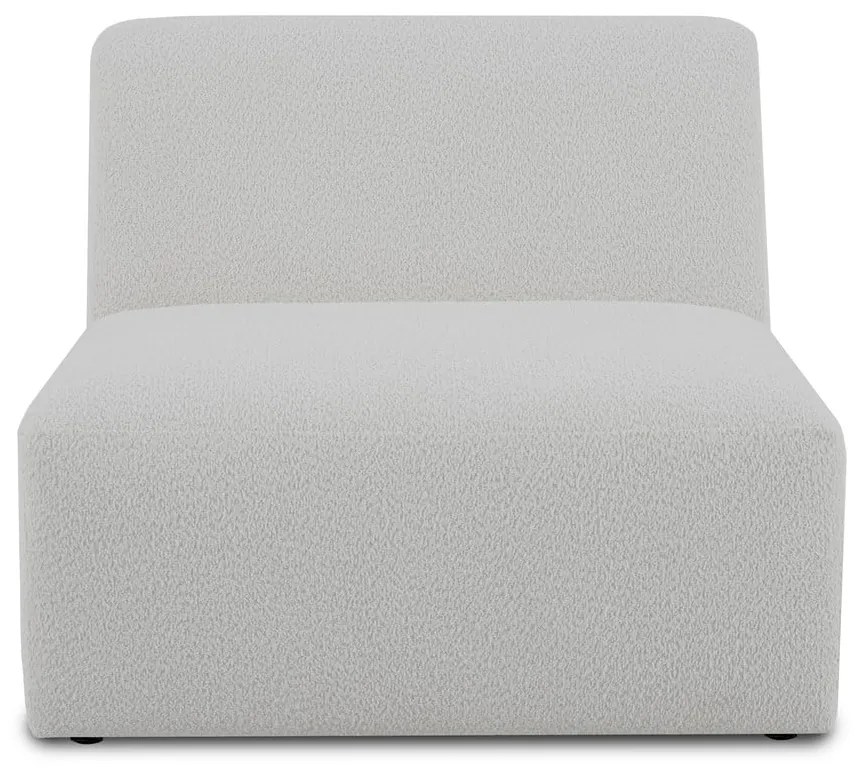 Modulo divano bouclé bianco (parte centrale) Roxy - Scandic