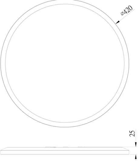 Globo 41562-24B - Plafoniera LED da bagno SAPANA LED/24W/230V IP44