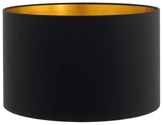 Lampada da terra LED TUNJA 1xE27/20W/230V Ø 38 cm nera