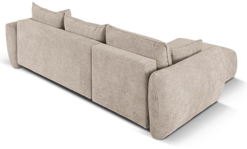 Divano angolare beige (angolo sinistro) Matera - Cosmopolitan Design