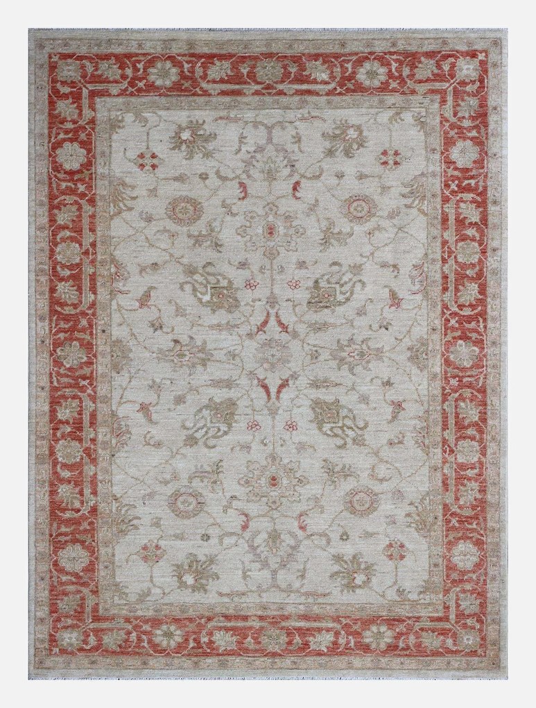 Ziegler Tappeto 150 x 200 Beige (Pakistan) Annodato A Mano