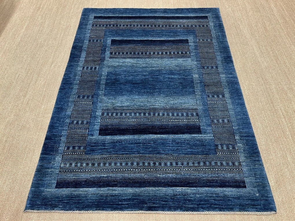 Loribaft Tappeto 210x150 Blu (Iran) Annodato A Mano