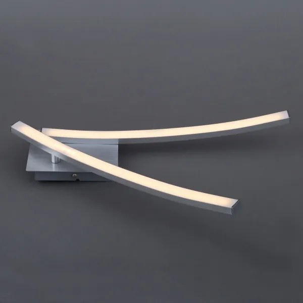 Plafoniera LED 2xLED/6W/230V 3000K, cromo opaco