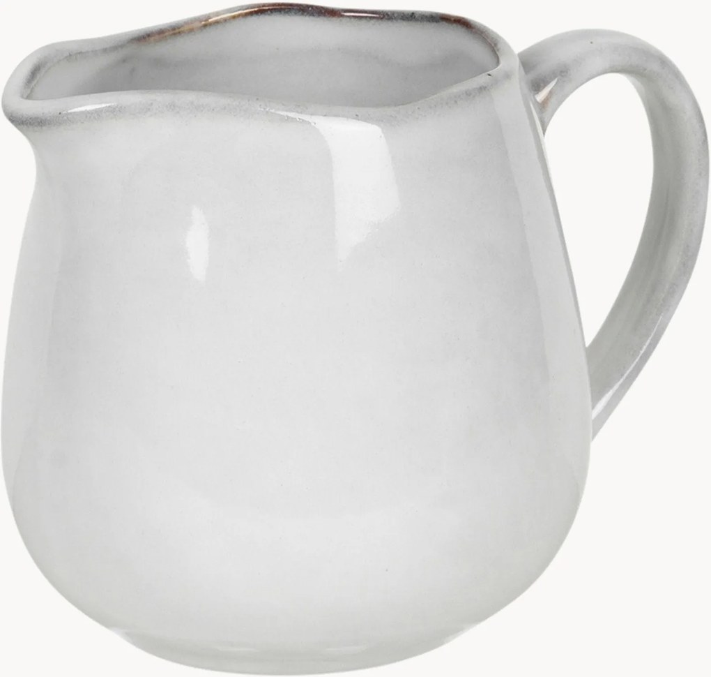Brocca latte in gres dipinta a mano Nordic Sand
