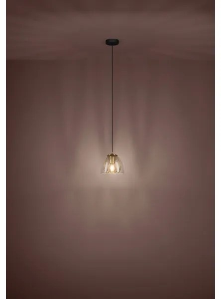 Eglo 390037 - Lampadario a sospensione con filo JAZMINIA 1xE27/40W/230V oro