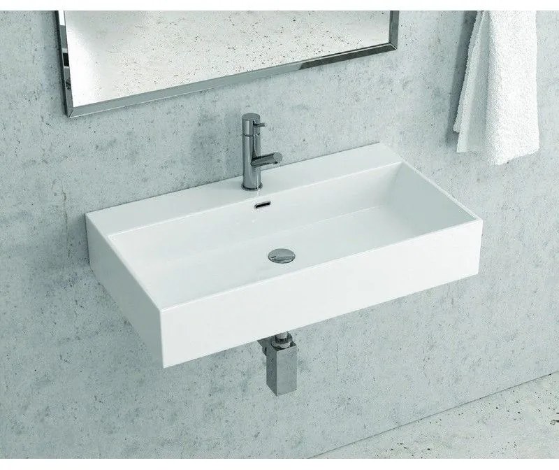 Kamalu - lavabo sospeso 75 cm litos-v75