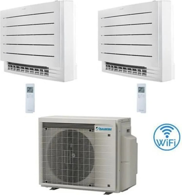 Daikin - Climatizzatore garanzia italia Serie fvxm-a Console Pavimento Perfera R32 Dual Split Inverter 9000 + 9000 btu con u.e. 2MXM40A9 Classe