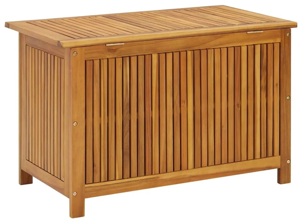 Contenitore da giardino 90x50x58 cm in legno massello di acacia