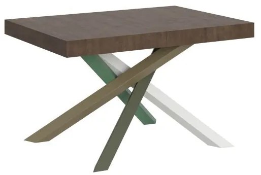 Tavolo allungabile Volantis P.90 - Capacità fino a 18 persone, 90x120/224 cm Volantis / Noce