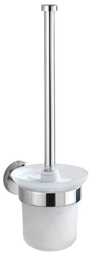 Scopino in vetro a parete in argento lucido Bosio - Wenko