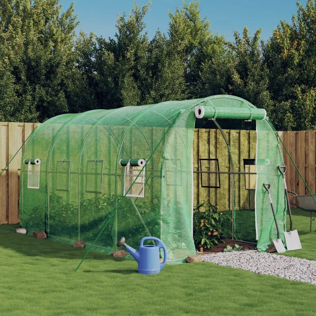 Serra Con Telaio İn Acciaio Verde 8 M² 4x2x2 M /