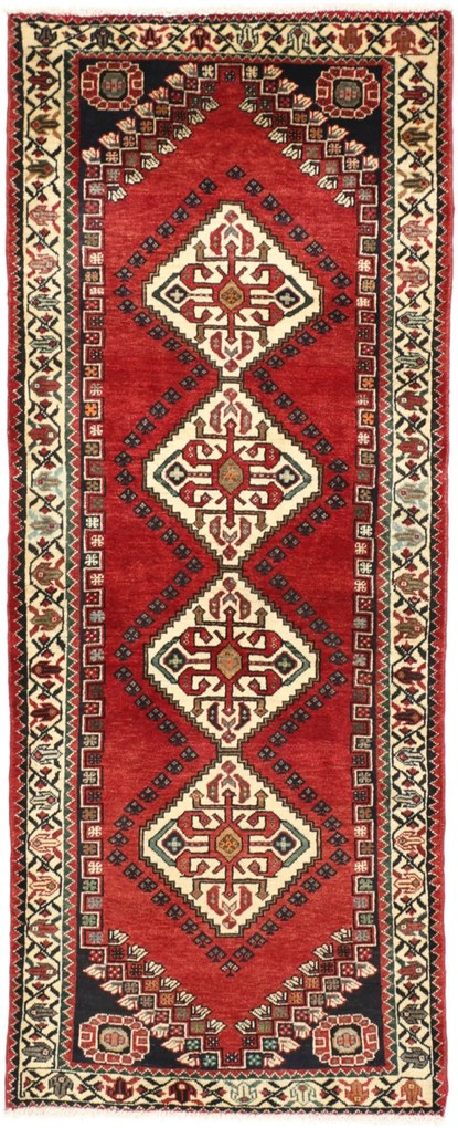 Shiraz Tappeto 80 x 210 (Iran) Annodato A Mano