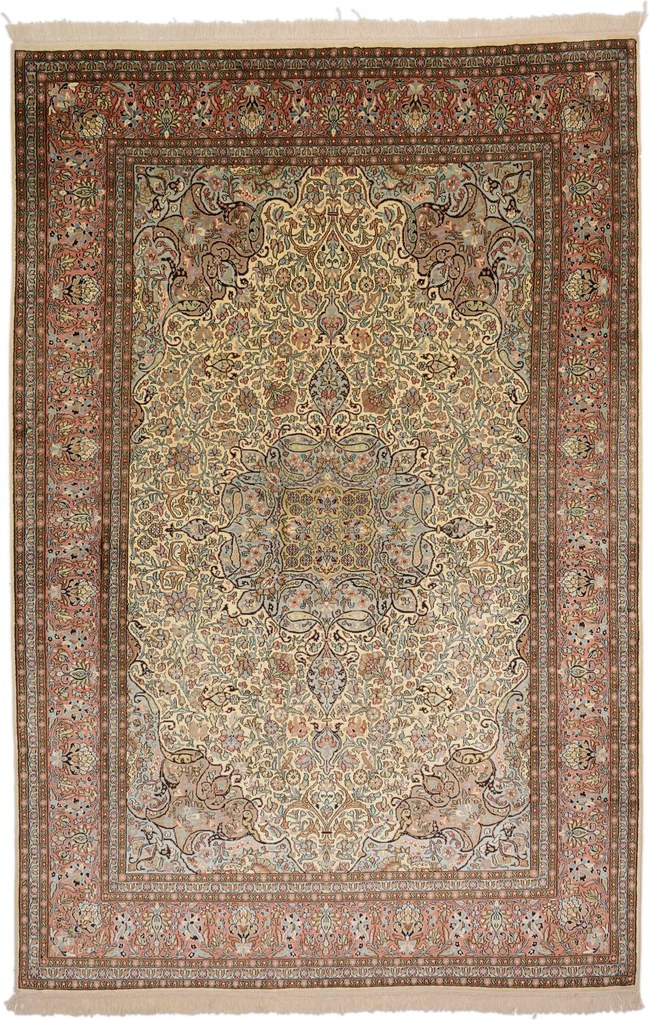 Cashmere Silk Tappeto 190x280 (Indian) Annodato A Mano