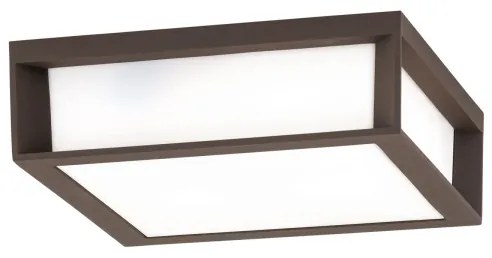 Orion - Lampada da esterno HENRY 2xE27/15W/230V 26x26 cm IP44 marrone