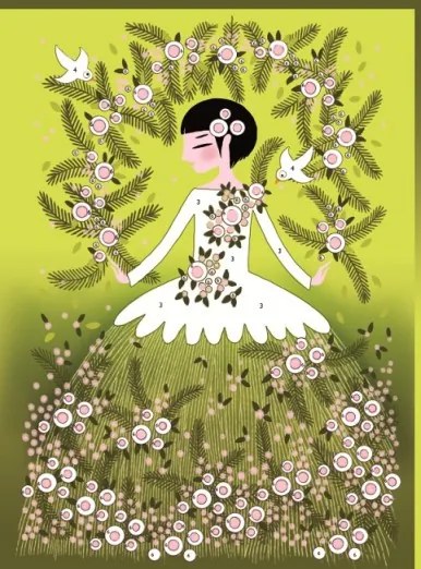 Gioco d'arte - vestito magico scintillante