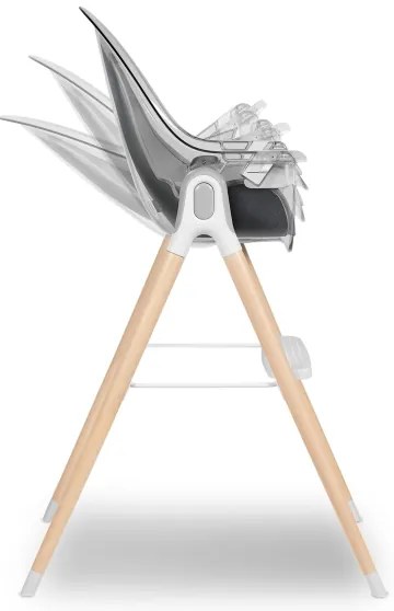 Lionelo - Sedia da pranzo per bambini MONA Stone