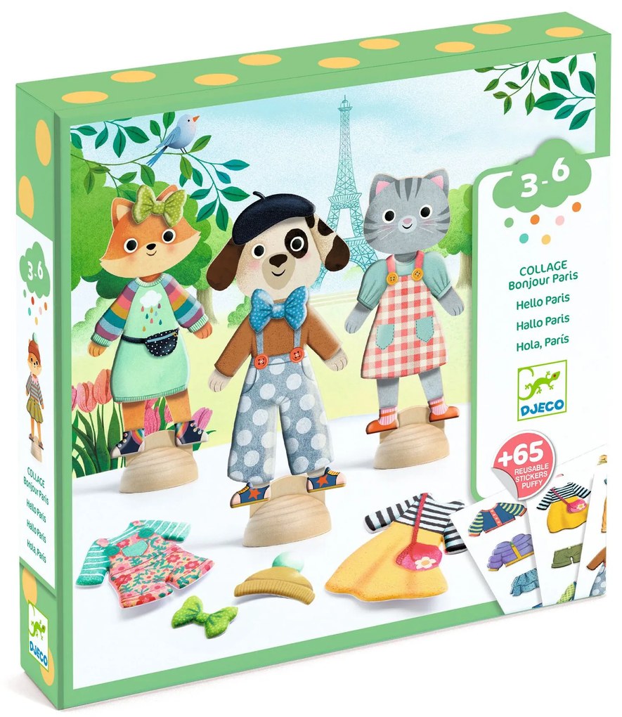 Collage per i più piccoli - Ciao Parigi