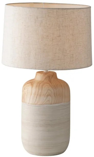 Lampada da tavolo natura Woody E27 LUCE AMBIENTE DESIGN