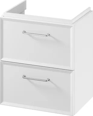 Cersanit S1021-005 - Mobile sottolavabo sospeso MILLE SLIM 50x35 cm bianco