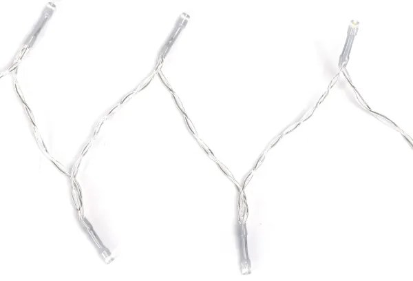 Aigostar - Catena luminosa per esterni a LED, 50 LED, 8 modalità, alimentazione 3xAA, 5,3 m, IP44, multicolore