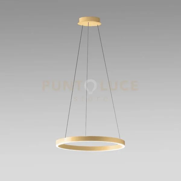 Criseide s/g - lampadario a sospensione oro 1  luce led 3000k 4200l...