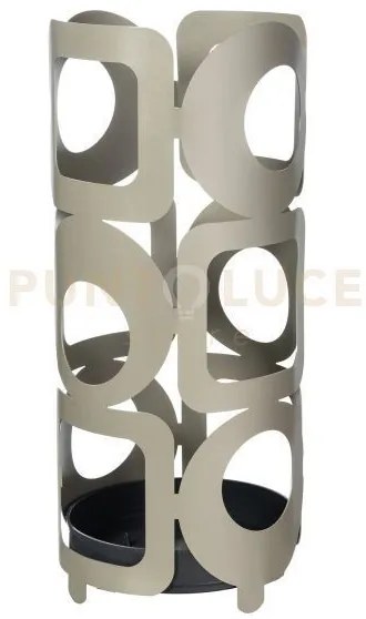 Porta ombrelli bubbles sabbia in ferro 23x55cmh