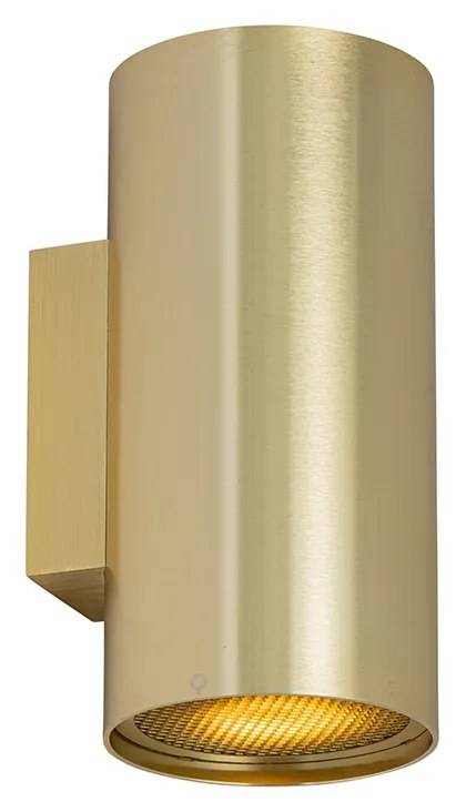 Applique da parete di design rotonda oro 2 luci - Sab Honey