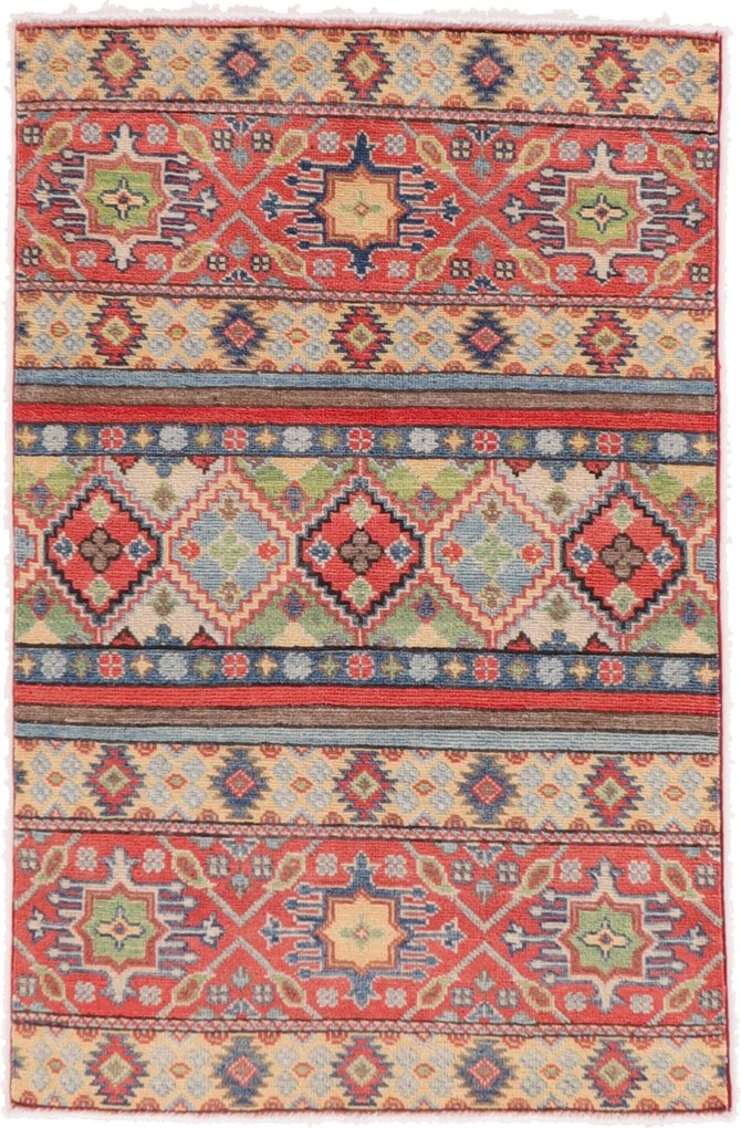 Kazak Tappeto 130 x 80 (Pakistan) Annodato A Mano