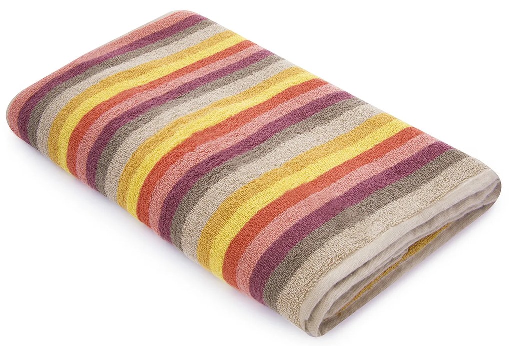 Telo doccia a righe 70x140 cm Warm