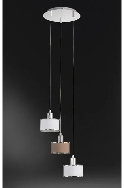 Wofi 619903019000 - Lampadario a sospensione con filo CIARA 3xE14/28W/230V