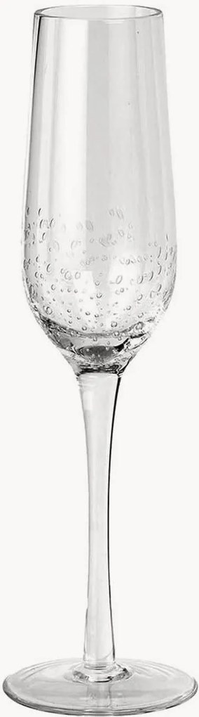 Flute da champagne in vetro soffiato Bubble