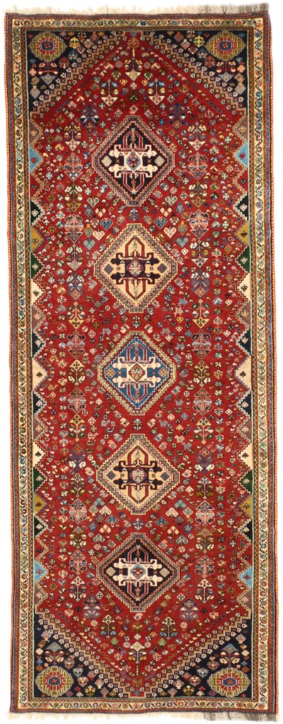 Gashghai Tappeto persiano 90x220 (Iran) Annodato A Mano