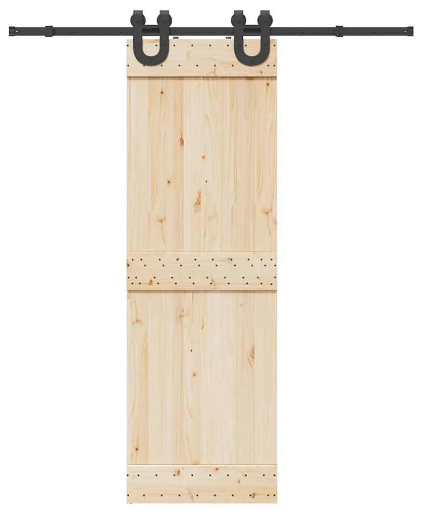 Kit Di Binari Per Porte Scorrevoli 183 Cm Acciaio Nero /