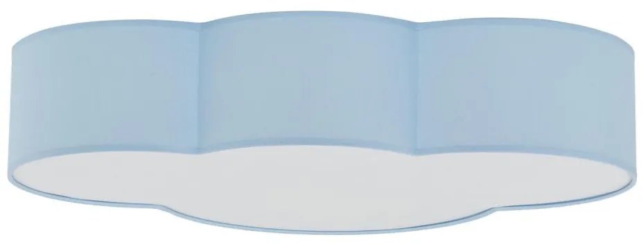 Brilagi - Plafoniera per bambini NIMBUS 4xE27/15W/230V 46x63 cm blu