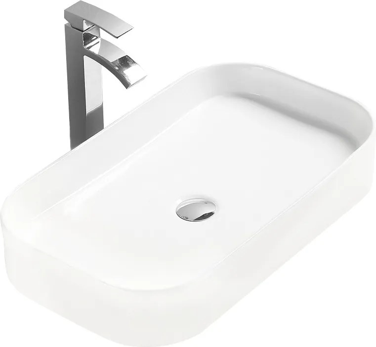 Mexen Alessia lavabo da appoggio 75 x 38 cm, bianco - 21577500