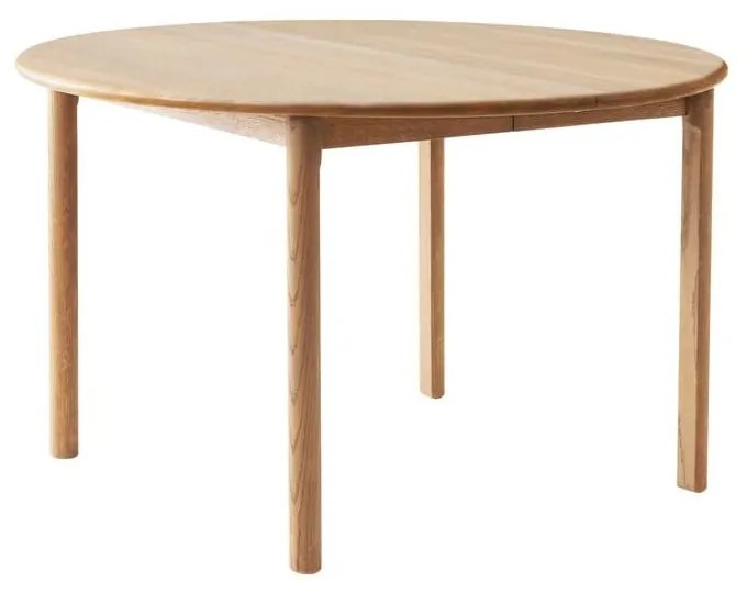 Tavolo da pranzo rotondo pieghevole in rovere naturale ø 120 cm Noor - Hammel Furniture