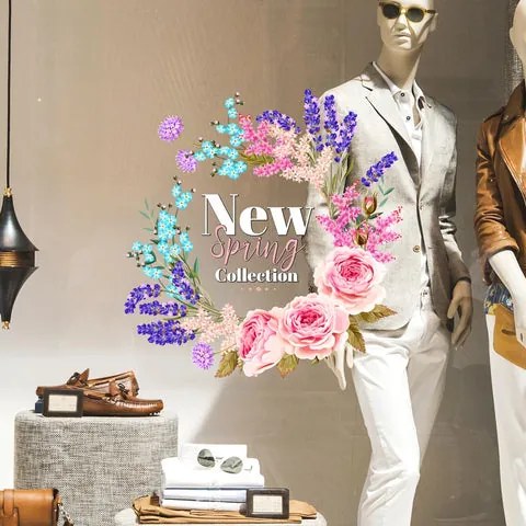 Fiori di primavera | Vetrofania