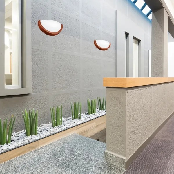 Applique NATURAL SLIM 1xE27/60W/230V pino/marrone