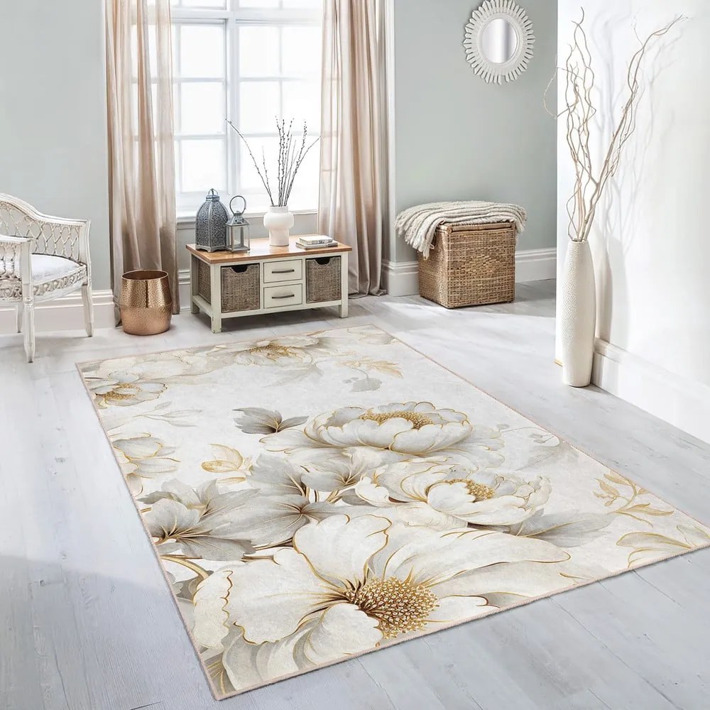 Tappeto color crema lavabile 120x180 cm Soft and Gentle – Mila Home