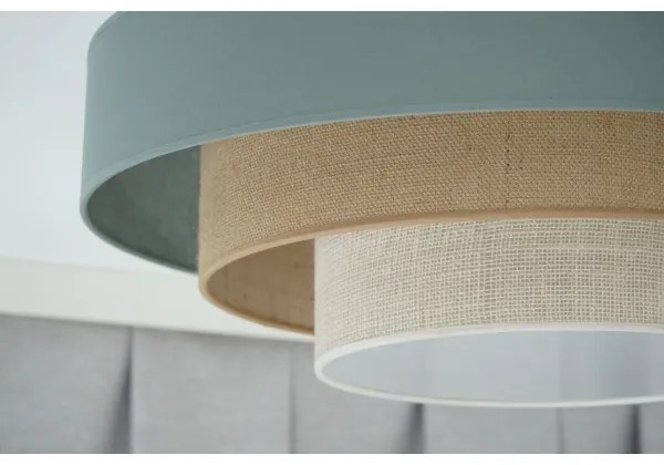 Duolla-Plafoniera LED LUNETA LED/26W/230V diametro 60 cm 4000K turchese/beige