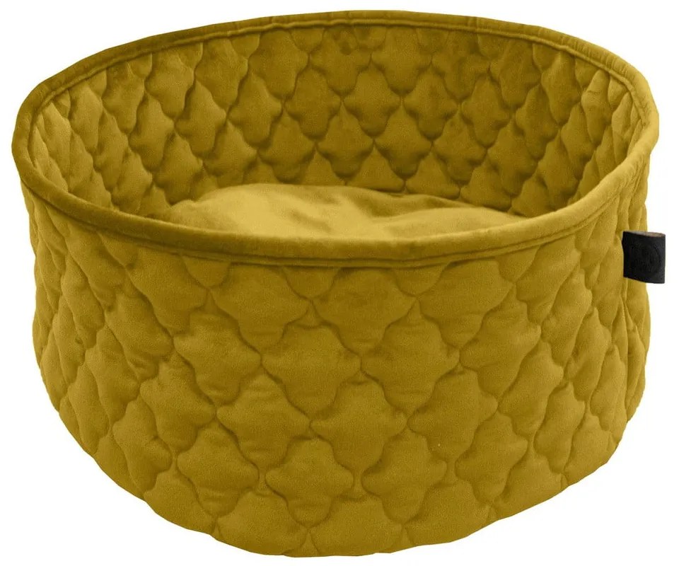 Letto per gatti giallo Velours - Ego Dekor