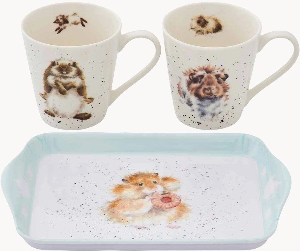 Set tazze e vassoio Diet Starts 3 pz