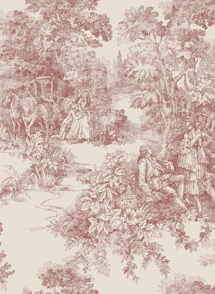 Boråstapeter Carta da parati Toile de Jouy - 7768