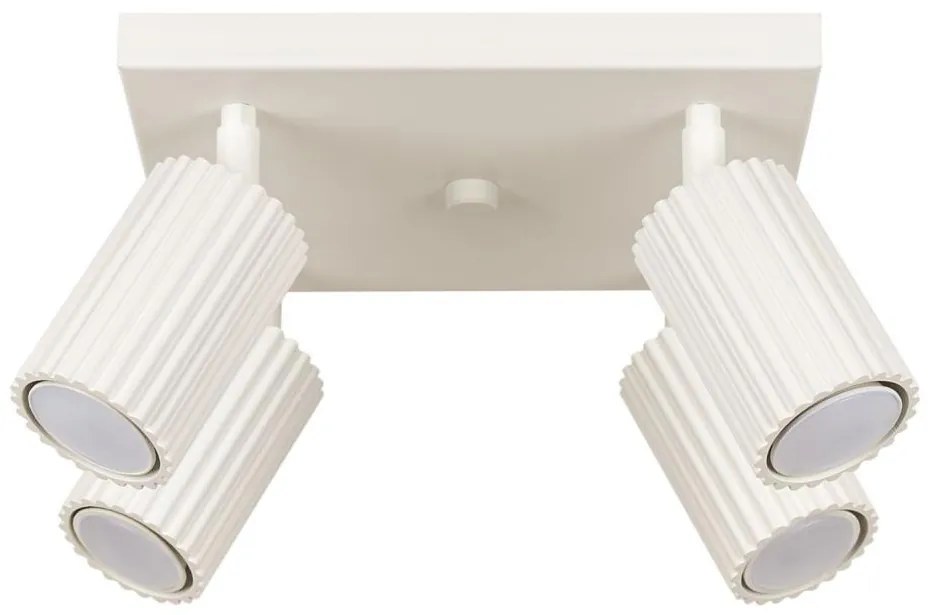 Sollux SL.1602 - Faretto KARBON 4xGU10/10W/230V color crema