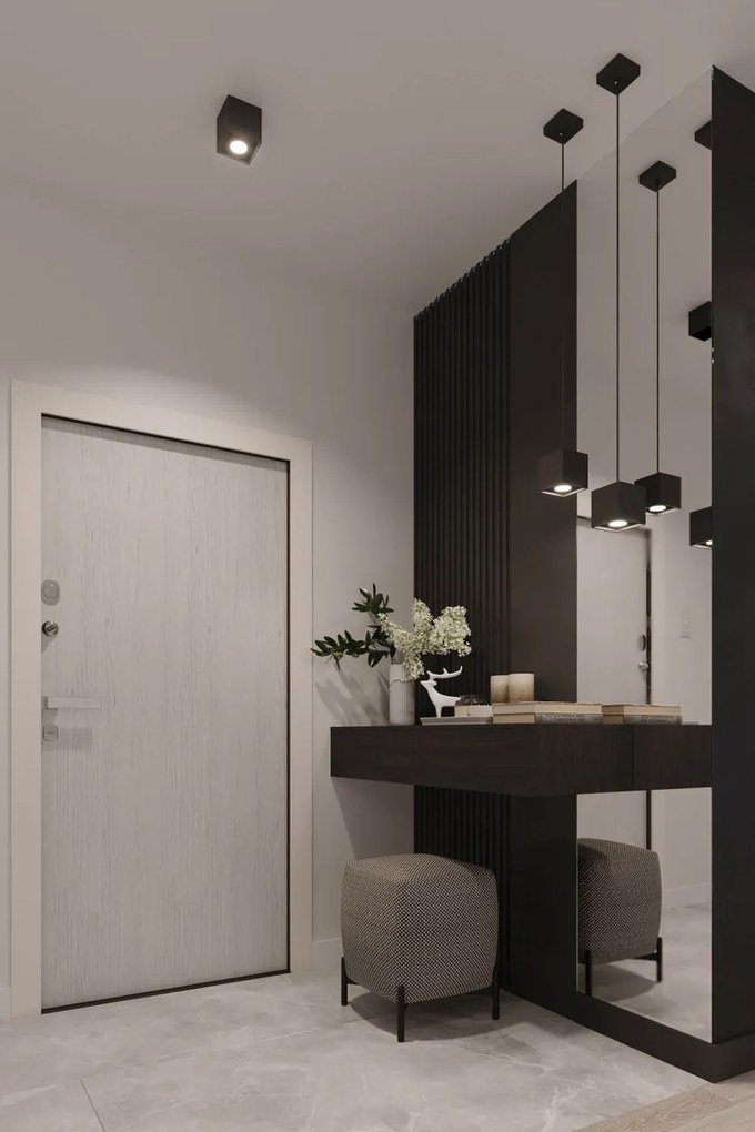Plafoniera da Soffitto in Alluminio QUAD 1 GU10 Nera da Interno