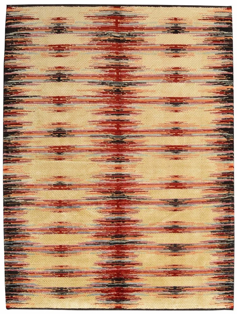 Gabbeh Tappeto 150 x 200 Beige (Iran) Annodato A Mano