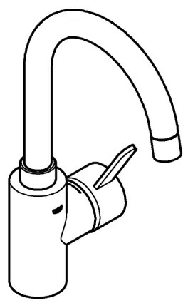 GROHE 23933001 - Miscelatore lavabo EUROSMART COSMOPOLITAN misura L cromato