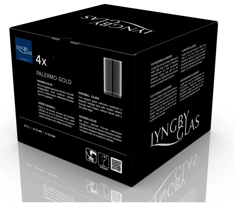 Set di bicchieri 4 pz 500 ml Palermo – Lyngby Glas