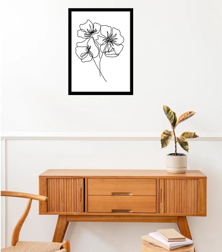 Poster 29x41,4 cm Květy - Veronika Boulová