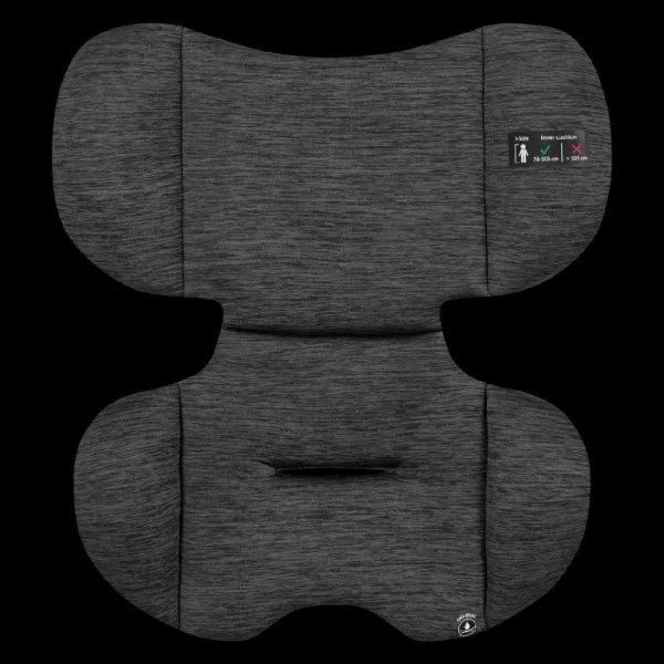 Lionelo - Seggiolino auto LEVI ONE i-Dimensioni 76-150 cm nero/grigio